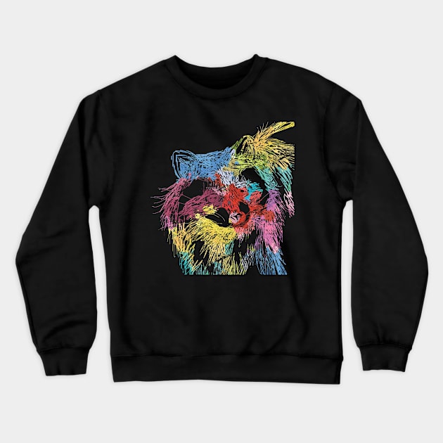 Vintage Racoon Crewneck Sweatshirt by shirtsyoulike